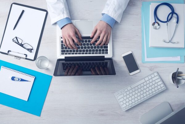 Doctor working on MPFS at clinic
